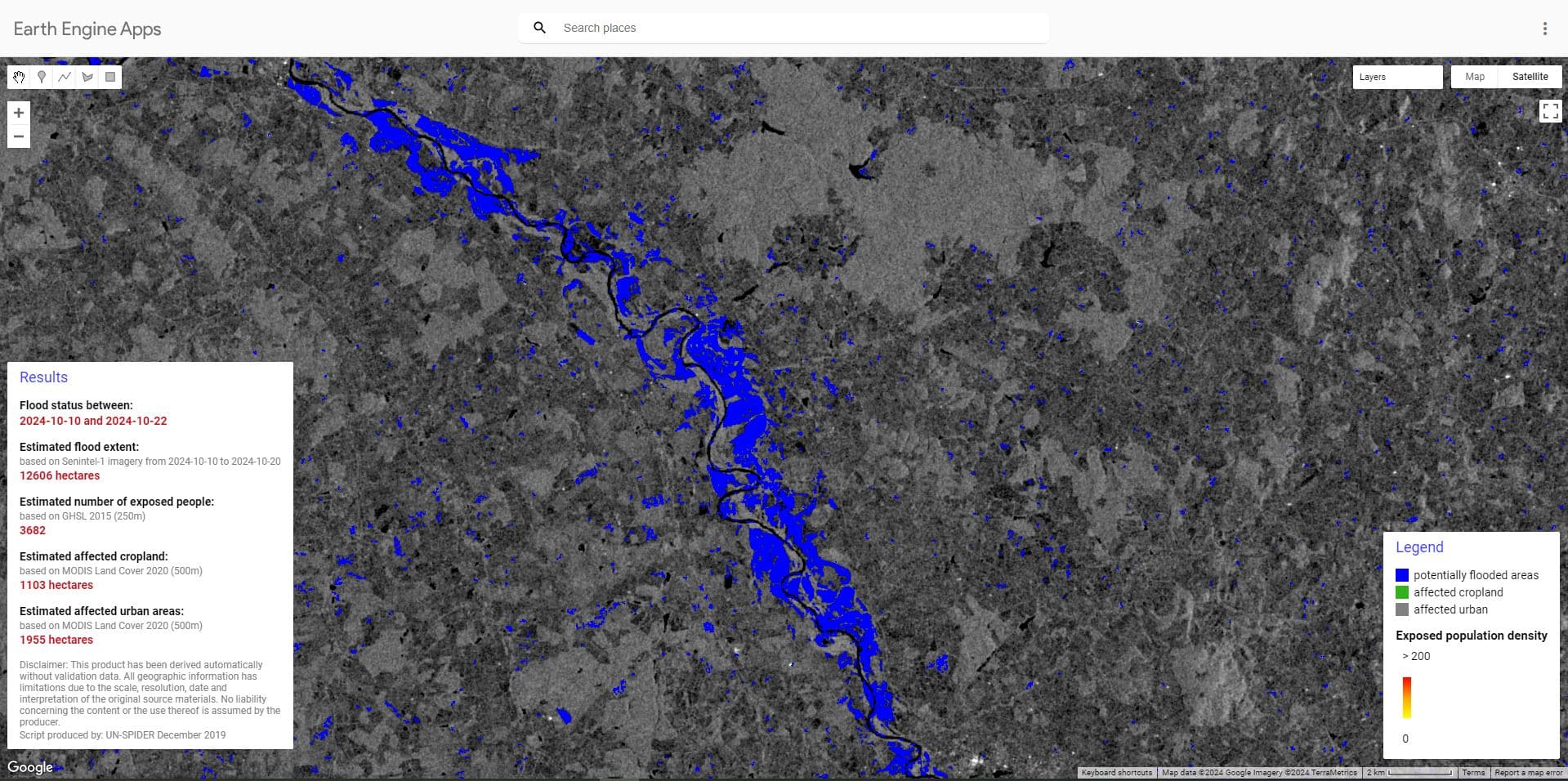 Loire River Flood Extents